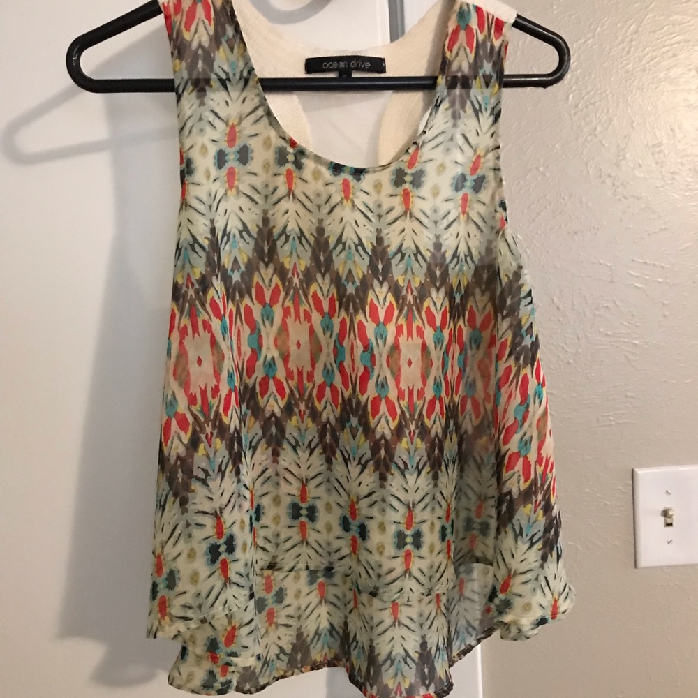 🛑 2 for $24 Ocean drive top small